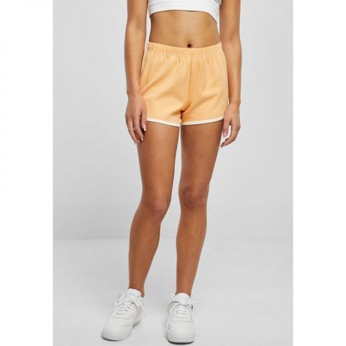 이스퀘어 4154801 Urban Classics INTERLOCK RETRO HOT - Shorts paleorange whitesand