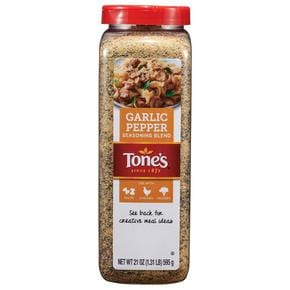 [해외직구] 톤즈 갈릭 후추 시즈닝 블렌드 595g Tones Garlic Pepper Seasoning Blend (21 oz.)