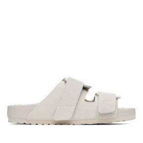 오프 화이트 Birkenstock 우지 시어링 샌들 1026290 Powder