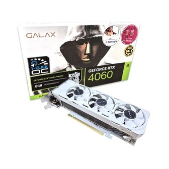  갤럭시 GALAX 지포스 RTX 4060 WHITE D6 8GB LP