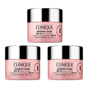  Clinique 크리니크 모이스처 서지 쉬어 피니시 모이스처 크림 SPF25 50ml 3개