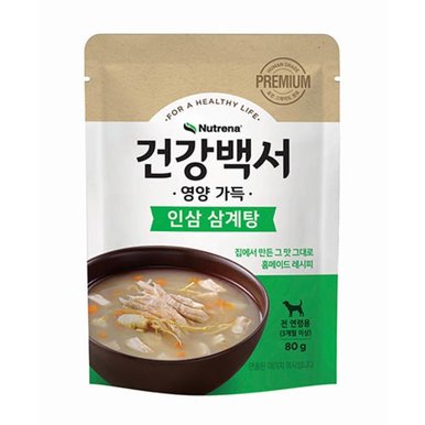 건강백서 영양가득 인삼삼계탕 80g