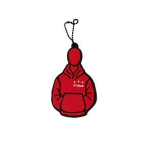 아이앱 스튜디오 후드 키링 레드 IAB Studio Hoodie Keyring Red