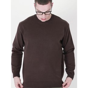 Heavy Basic Round Knit (Brown)