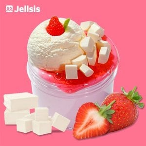 텐바이텐 [젤시스슬라임] 치즈큐브 딸기 / 토핑가득 지글리+점토섞기