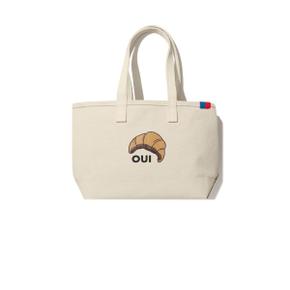 THE OVER THE SHOULDER OUI MEDIUM TOTE - CANVAS