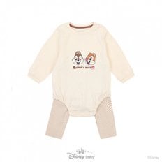 [디즈니베이비 F/W 칩앤데일] 디즈니칩앤데일바디수트상하(BEIGE)