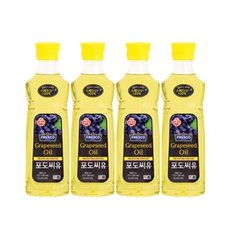 오뚜기 프레스코 포도씨유 900ml 4개