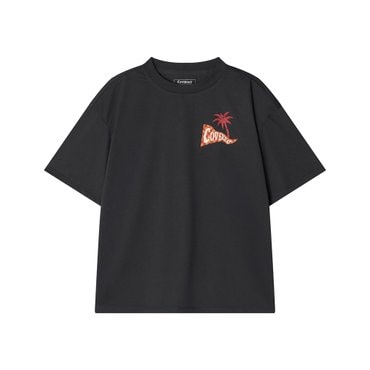 커버낫 키즈 서핑 반팔 티셔츠 차콜 CK2502ST59CH