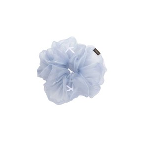 baby ribbon scrunchie_blue