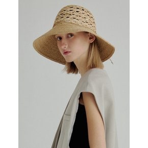 Kelon raffia floppy hat
