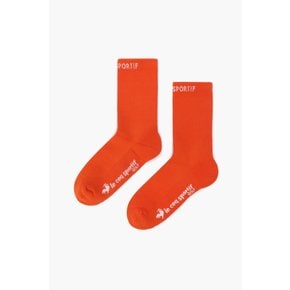 여성 로고포인트 크루 삭스 (GQ322LSO82_ORG0)