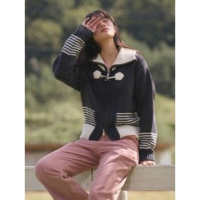 Toggle Button Wool Cardigan