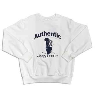 Jeep [여주점] 지프 곰프린트 맨투맨티셔츠 JP3TSU893