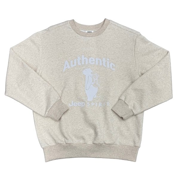 [여주점] 지프 곰프린트 맨투맨티셔츠 JP3TSU893