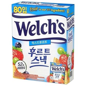 농심 웰치스 후르트 스낵 젤리 2kg (25gx80개)