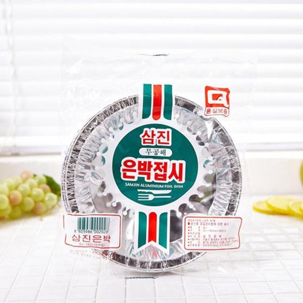 확대된 대표 삼진은박접시-180 10P(1)