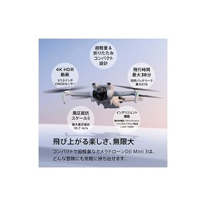 리모트 ID 지원 DJI Mini 3 Fly More 콤보 Plus – 4K HD