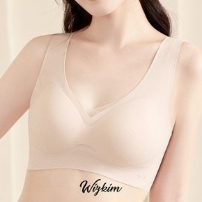 여성 무봉제 쿨 심리스브라 일체형패드 노와이어브라 스포츠브라