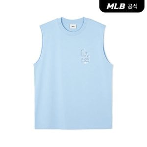 MLB [코리아공식] 베이직 메가로고 쿨 테크 나시 티셔츠 LA (Sky blue)