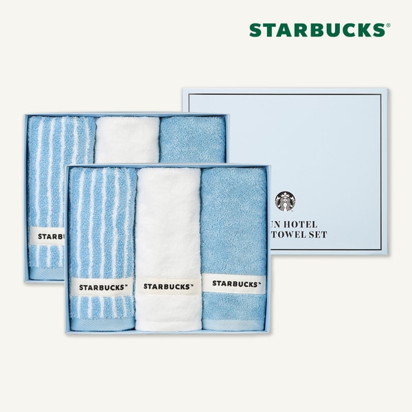 [스타벅스] 조선 호텔 타월 세트(3P) 2P 세트