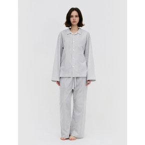 Stay Stripe Pajamas Long Pants - Gentle Black