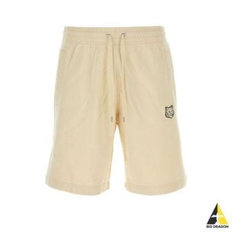 메종키츠네 메종키츠네 24 BOLD FOX HEAD PATCH OVERSIZE JOG SHORTS (MM01121KM0001-P205)