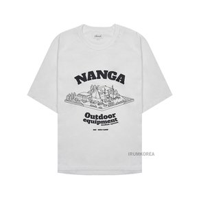 [난가] SS25 남성 드라이 믹스 티셔츠 N2500 1M514 A WHT