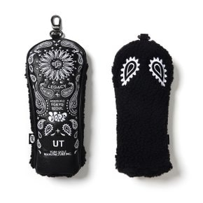 PAISLEY BLACK HEAD COVER UTILITY 헤드커버 페이즐리 블랙 유틸