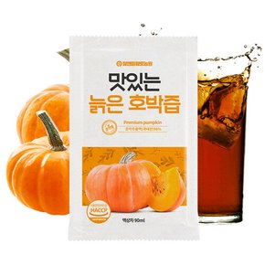 [황토농원]맛있는 늙은호박즙 90ml x 100포 실속포장