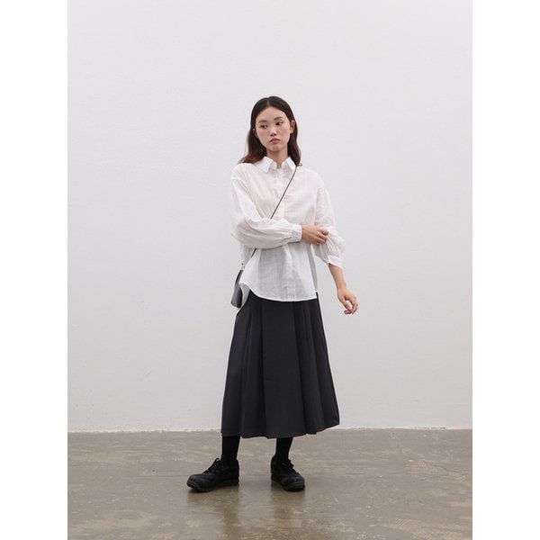 코튼 루즈핏 린넨 셔츠