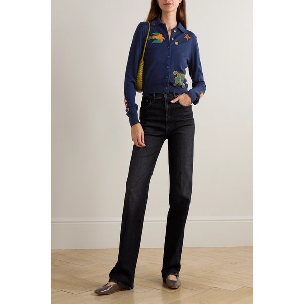 더 라켓 비즈 장식 울 가디건 46376663162942615