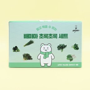 배마마 초록초록 세트 채소 큐브 재료 토핑 죽 야채 토핑