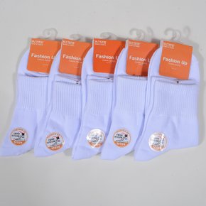 심플한 기본무지 디자인 숙녀 캐주얼 무지 중목양말 0037hs_P375060499