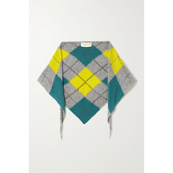 존스톤스 오브 엘긴 클랜 아가일 캐시미어 스카프 46376663163041904