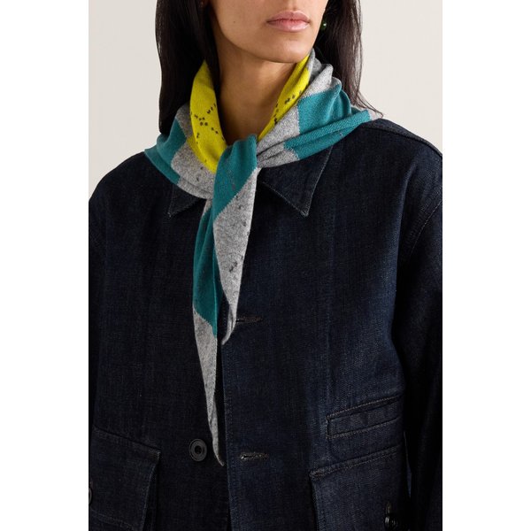 존스톤스 오브 엘긴 클랜 아가일 캐시미어 스카프 46376663163041904