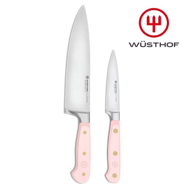 클래식 핑크 히말라야 솔트 2종세트 식도+과도 (WT10617024)