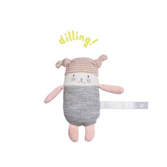 물랑로티 미니고양이딸랑이 Les Petits dodos cat rattle 11cm