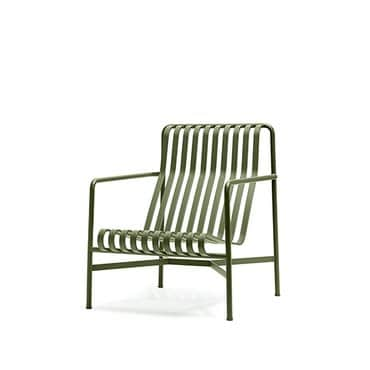 엑스투 헤이 HAY Palissade lounge chair high olive