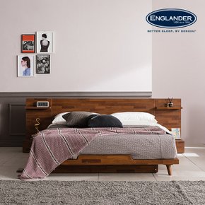 로먼 4color 평상형 침대(DH 7존 라텍스 독립스프링 매트리스-킹)