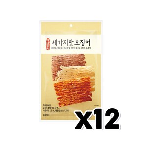 세가지맛 오징어 술안주간식 36g x 12개