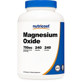 뉴트리코스트 산화마그네슘 Magnesium Oxide 240캡슐