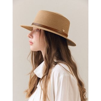 어클렛 Rattan Wide Flat Top Panama Hat (라탄 와이드 플랫탑 파나마 햇) H023KH