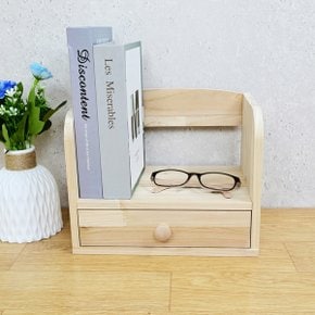 두리코 삼나무 원목 원서랍 책꽂이 책상소품 원목책꽂이