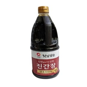 대상 청정원 햇살담은 두번달여 더 진한 진간장 골드 1.7L