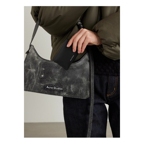 프린트 가죽 지갑 블랙 1647597294241011