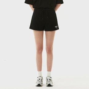 (PT-21303) SMALL LOGO SHORT PANT BLACK