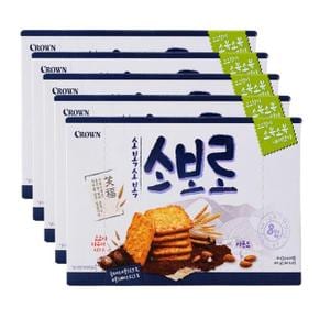 크라운 소복소복 소보로 쿠키 (8봉입) 240g x 5개