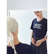 Specchio tee-Indigo blue