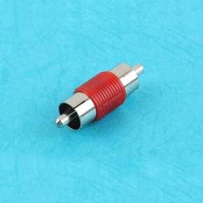 RCA MM 젠더 (RCA M M) 적색 음향젠더
